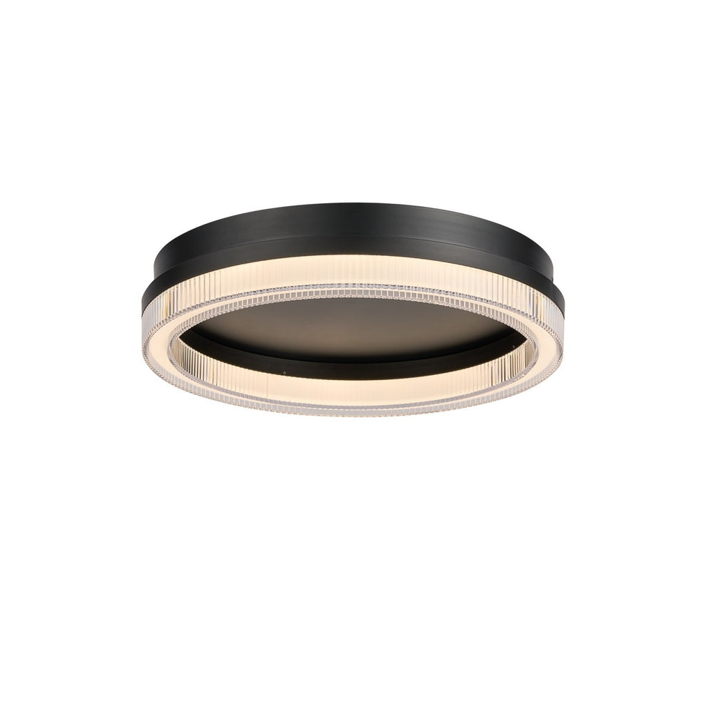 Artcraft Canada - LED Flush Mount - Ari - Black- Union Lighting Luminaires Decor