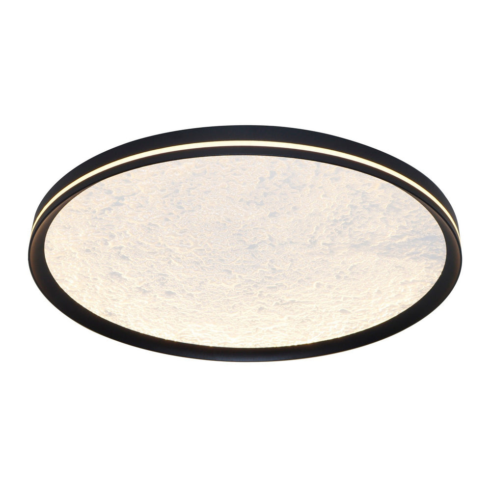 Artcraft Canada - LED Flush Mount - Luna - Black- Union Lighting Luminaires Decor