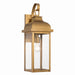 Artcraft Quebec - One Light Outdoor Wall Sconce - Madrid - Weathered Brass- Union Lighting Luminaires Decor