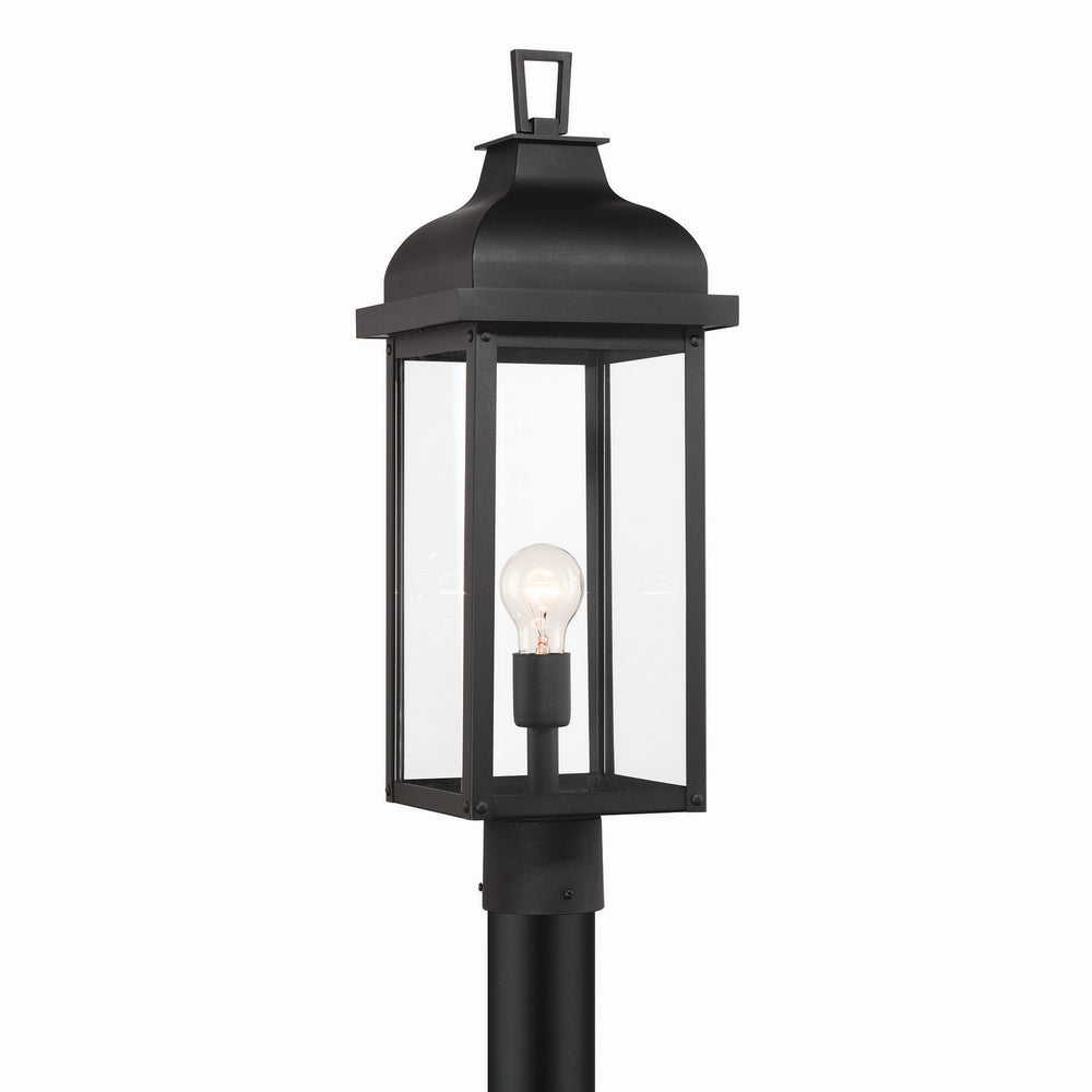 Artcraft Quebec - One Light Outdoor Post Mount - Madrid - Black- Union Lighting Luminaires Decor