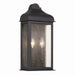 Artcraft Canada - Two Light Outdoor Wall Sconce - Madrid - Black- Union Lighting Luminaires Decor
