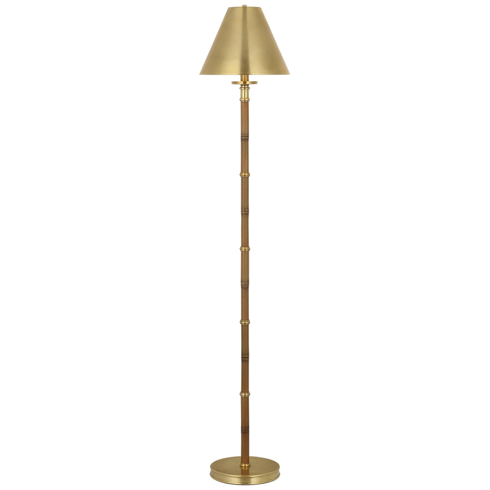 Ralph Lauren Canada - LED Floor Lamp - Dalfern - Waxed Bamboo and Natural Brass- Union Lighting Luminaires Decor