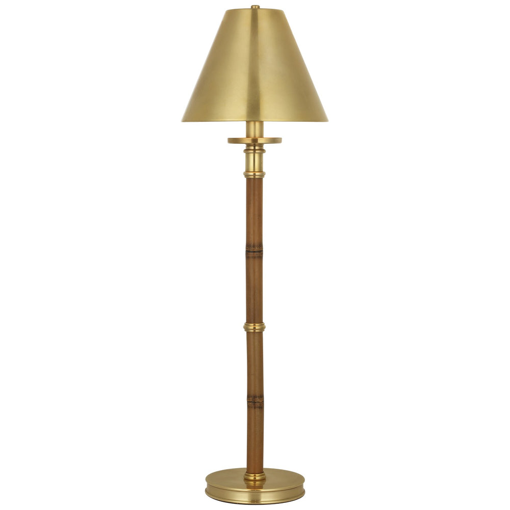 Ralph Lauren Canada - LED Desk Lamp - Dalfern - Waxed Bamboo and Natural Brass- Union Lighting Luminaires Decor