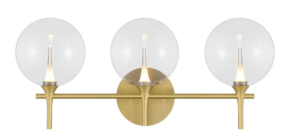 Eurofase Canada - Three Light Vanity - Gold- Union Lighting Luminaires Decor