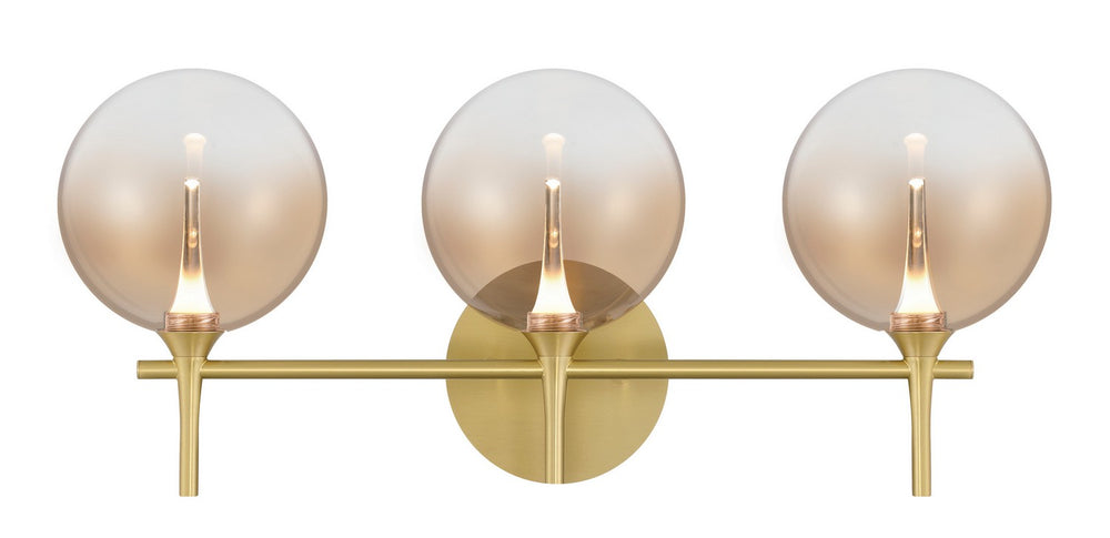 Eurofase Canada - Three Light Vanity - Gold- Union Lighting Luminaires Decor