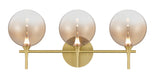 Eurofase Canada - Three Light Vanity - Gold- Union Lighting Luminaires Decor