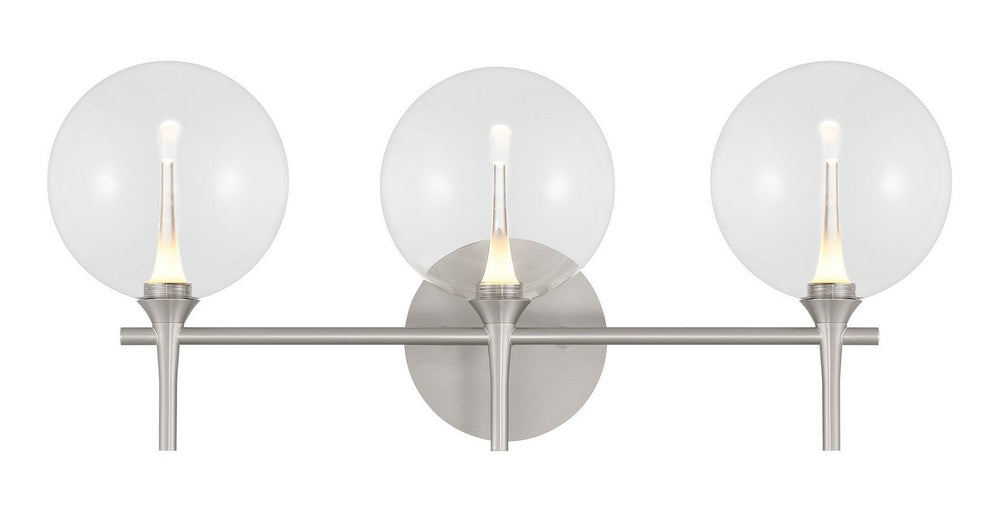 Eurofase Canada - Three Light Vanity - Nickel- Union Lighting Luminaires Decor