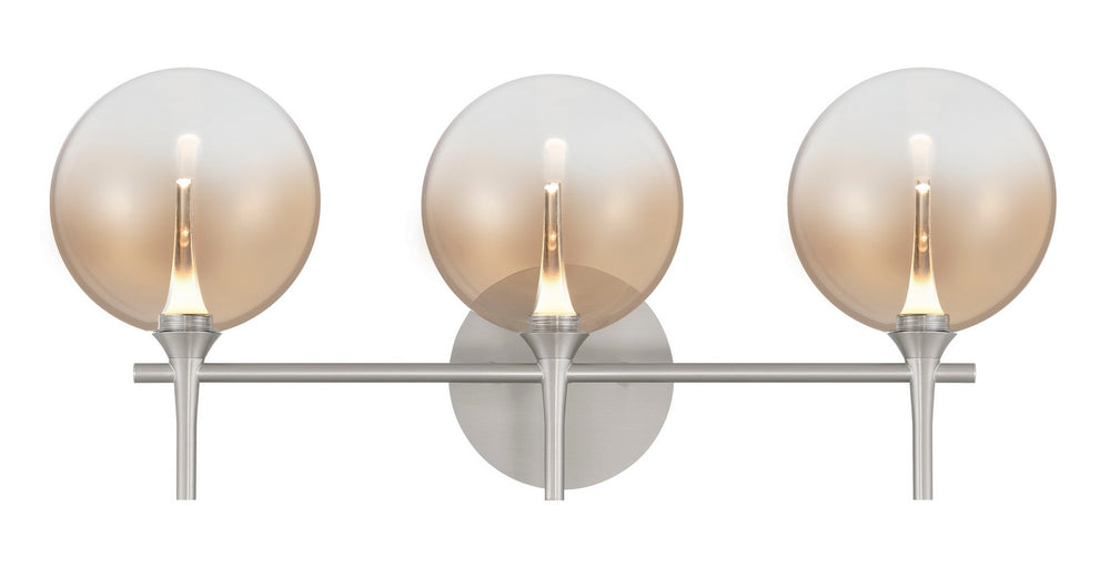 Eurofase Canada - Three Light Vanity - Nickel- Union Lighting Luminaires Decor