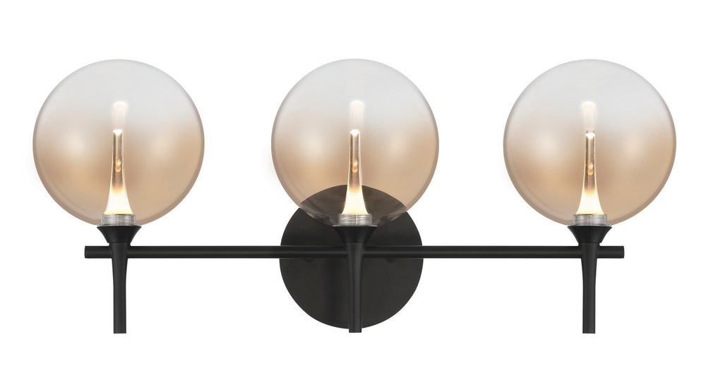 Eurofase Canada - Three Light Vanity - Black- Union Lighting Luminaires Decor