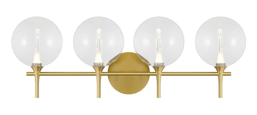 Eurofase Canada - Four Light Vanity - Gold- Union Lighting Luminaires Decor