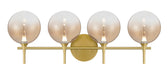 Eurofase Canada - Four Light Vanity - Gold- Union Lighting Luminaires Decor
