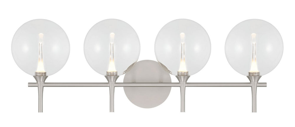 Eurofase Canada - Four Light Vanity - Nickel- Union Lighting Luminaires Decor