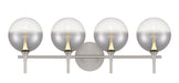 Eurofase Canada - Four Light Vanity - Nickel- Union Lighting Luminaires Decor
