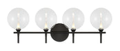 Eurofase Canada - Four Light Vanity - Black- Union Lighting Luminaires Decor