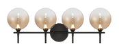Eurofase Canada - Four Light Vanity - Black- Union Lighting Luminaires Decor