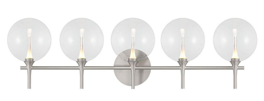 Eurofase Canada - Five Light Vanity - Nickel- Union Lighting Luminaires Decor