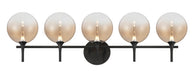 Eurofase Canada - Five Light Vanity - Black- Union Lighting Luminaires Decor