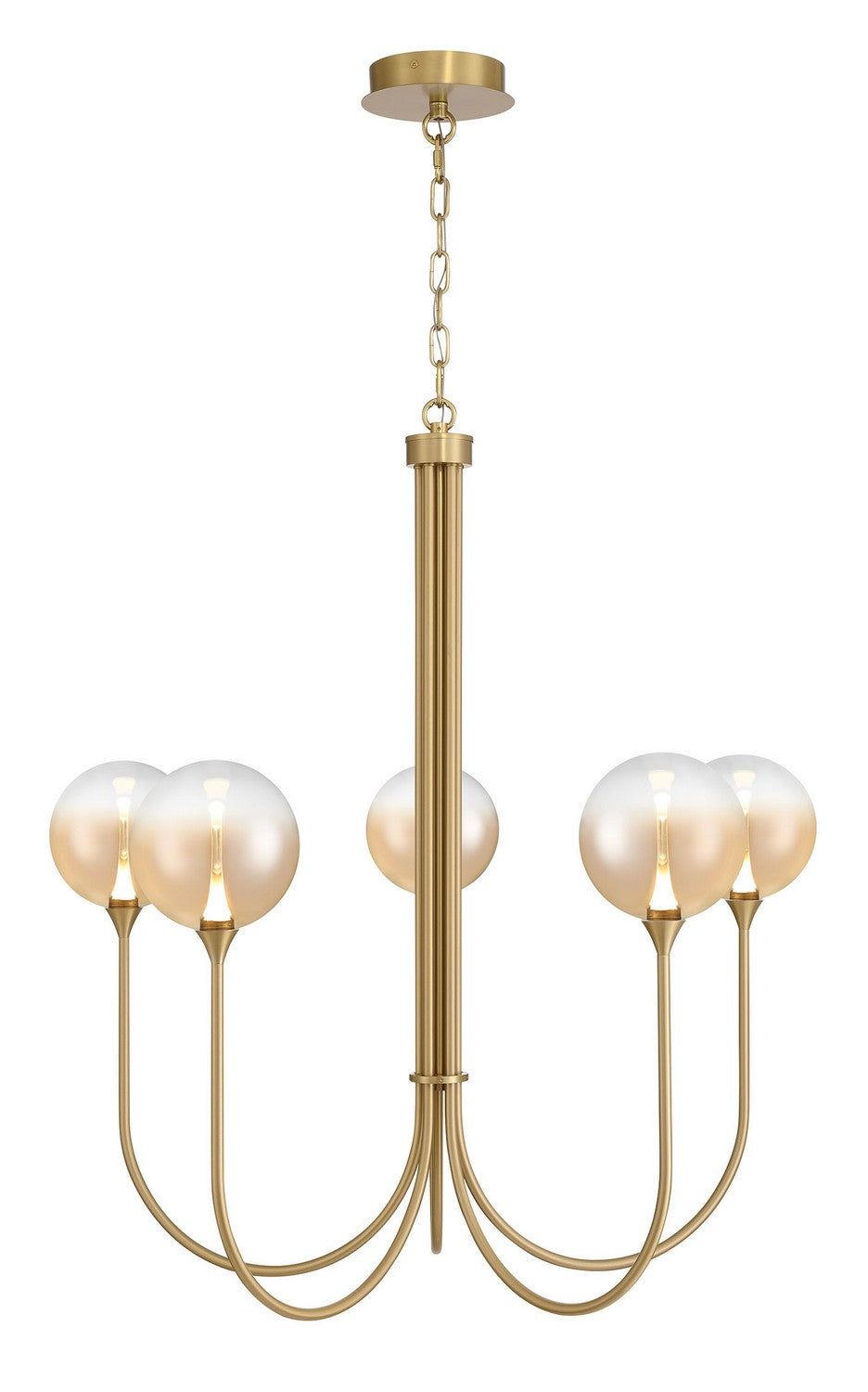 Eurofase Canada - Five Light Chandelier - Gold- Union Lighting Luminaires Decor