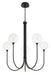 Eurofase Canada - IISSA-CHD-5LT-34IN-BK-CL - IISSA - Black- Union Lighting Luminaires Decor