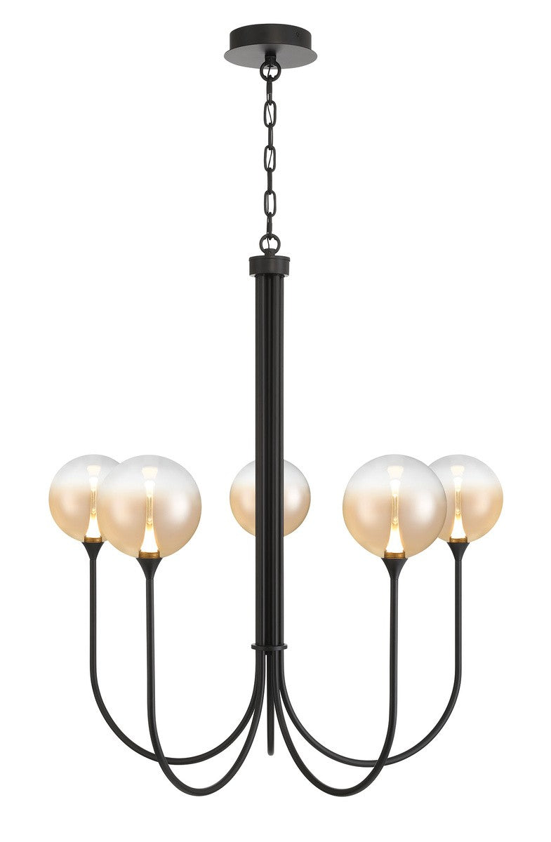 Eurofase Canada - Five Light Chandelier - Black- Union Lighting Luminaires Decor