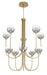 Eurofase Canada - Ten Light Chandelier - Gold- Union Lighting Luminaires Decor