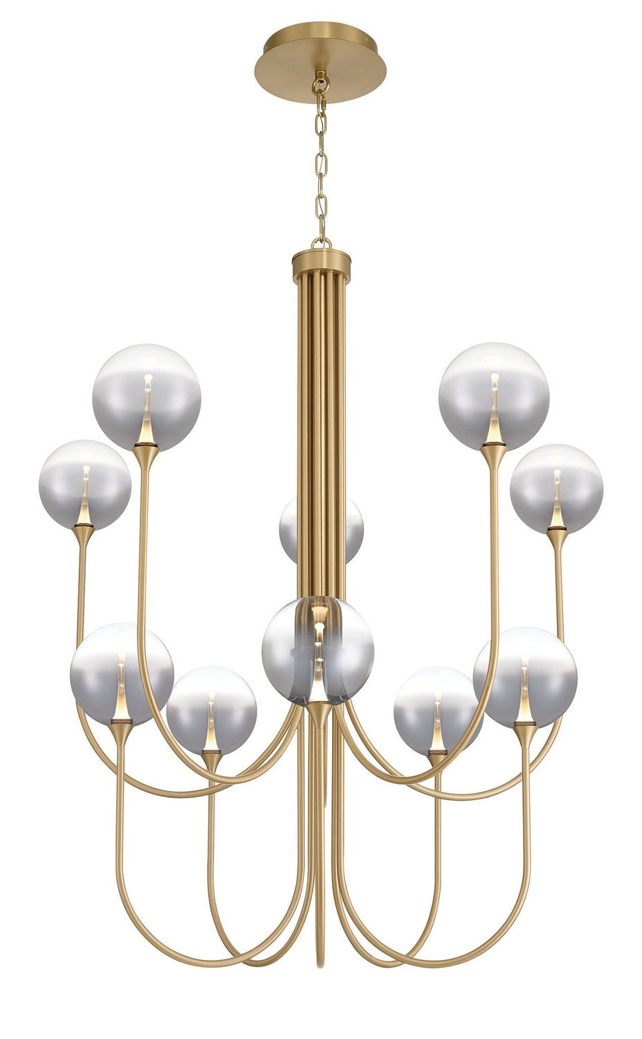 Eurofase Canada - Ten Light Chandelier - Gold- Union Lighting Luminaires Decor