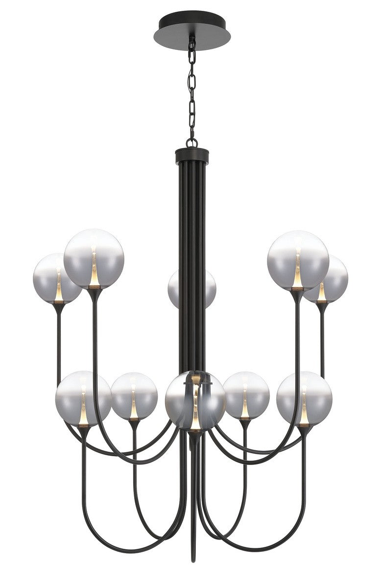 Eurofase Canada - Ten Light Chandelier - Black- Union Lighting Luminaires Decor