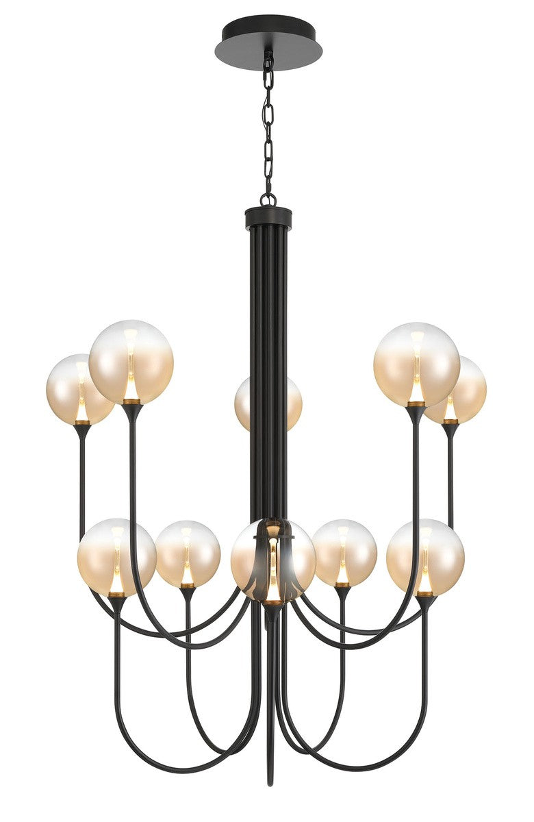 Eurofase Canada - LED Chandelier - Iissa - Matte Black- Union Lighting Luminaires Decor