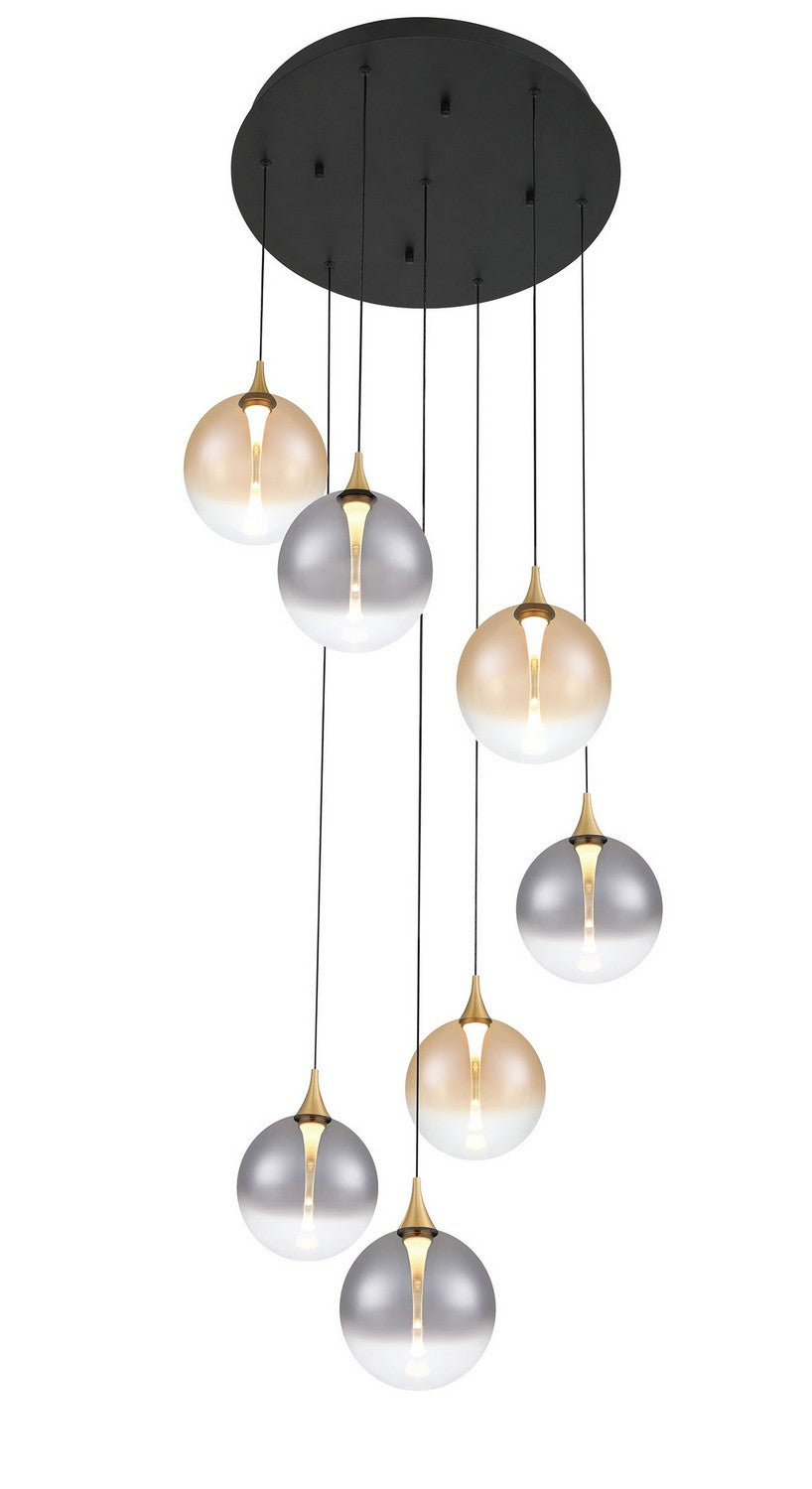 Eurofase Canada - Seven Light Chandelier - Gold- Union Lighting Luminaires Decor