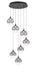 Eurofase Canada - Seven Light Chandelier - Black- Union Lighting Luminaires Decor