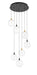 Eurofase Canada - Seven Light Chandelier - Gold-Black- Union Lighting Luminaires Decor