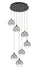 Eurofase Canada - Seven Light Chandelier - Gold-Black- Union Lighting Luminaires Decor