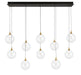 Eurofase Canada - Ten Light Chandelier - Gold- Union Lighting Luminaires Decor