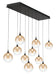 Eurofase Canada - Ten Light Chandelier - Black- Union Lighting Luminaires Decor
