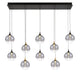 Eurofase Canada - Ten Light Chandelier - Gold-Black- Union Lighting Luminaires Decor