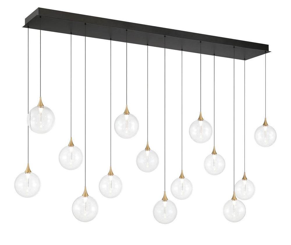 Eurofase Canada - IISSA-CHD-14LT-72IN-GD-CL - IISSA - Gold- Union Lighting Luminaires Decor