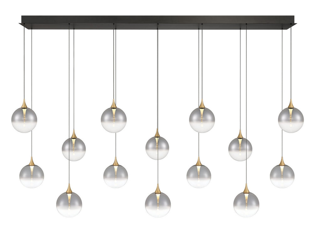 Eurofase Canada - 14 Light Chandelier - Gold- Union Lighting Luminaires Decor