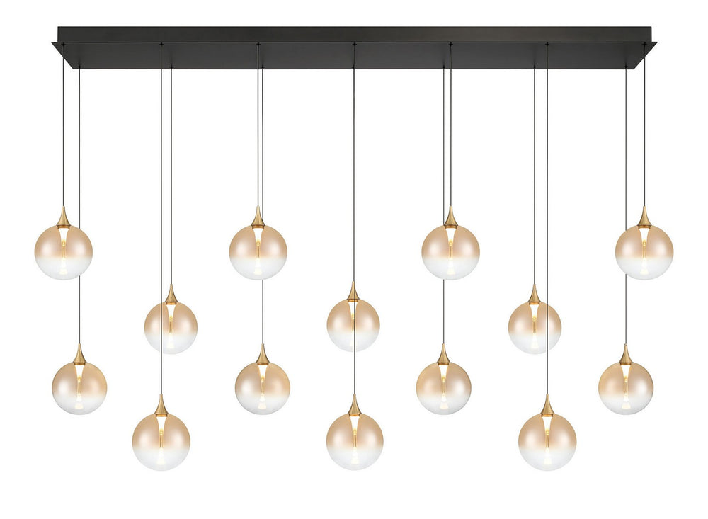 Eurofase Canada - 14 Light Chandelier - Gold- Union Lighting Luminaires Decor
