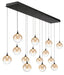 Eurofase Canada - 14 Light Chandelier - Black- Union Lighting Luminaires Decor