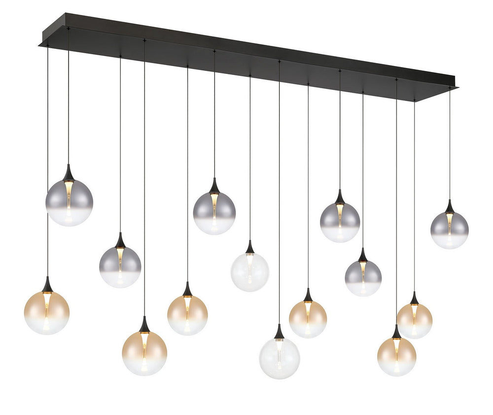 Eurofase Canada - 14 Light Chandelier - Black- Union Lighting Luminaires Decor