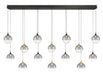 Eurofase Canada - 14 Light Chandelier - Gold-Black- Union Lighting Luminaires Decor