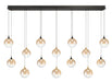 Eurofase Canada - 14 Light Chandelier - Gold-Black- Union Lighting Luminaires Decor