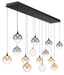Eurofase Canada - 14 Light Chandelier - Gold-Black- Union Lighting Luminaires Decor