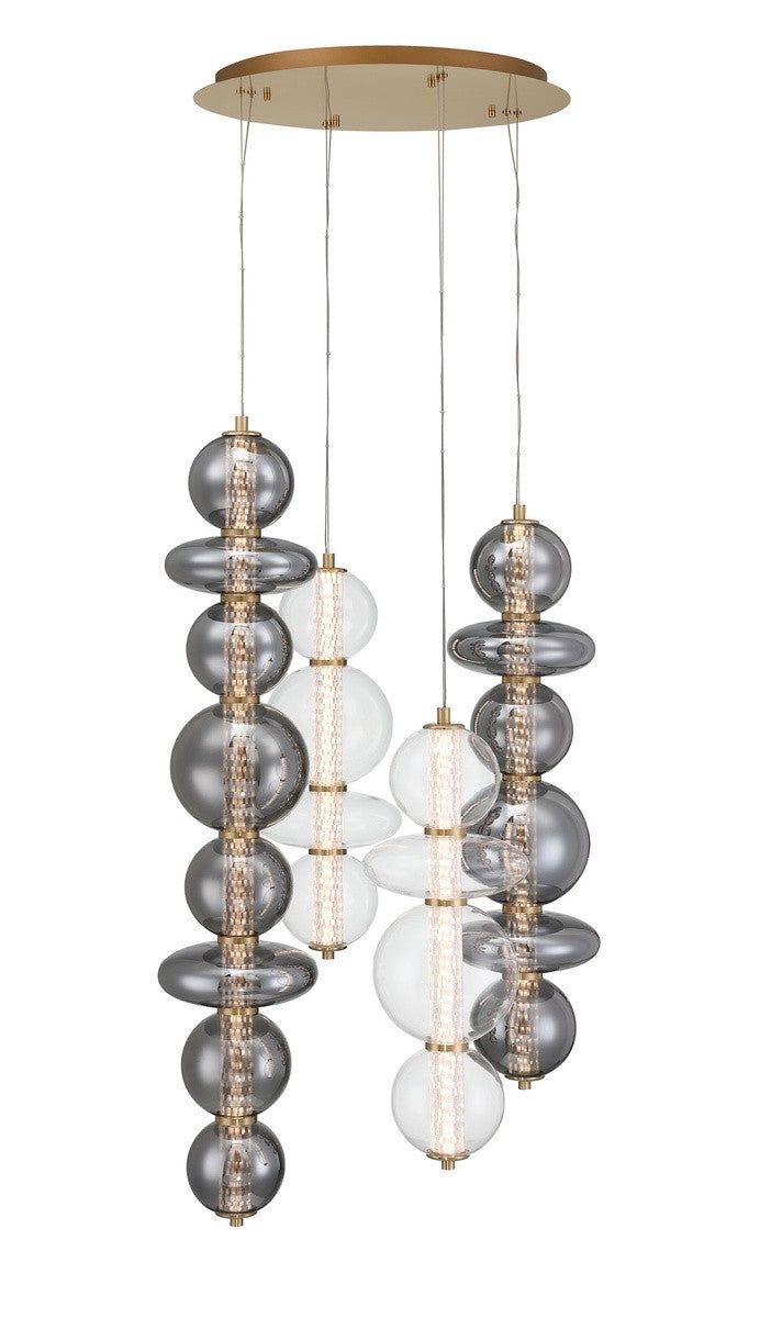 Eurofase Canada - Four Light Chandelier - Gold- Union Lighting Luminaires Decor
