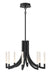 Eurofase Canada - Eight Light Chandelier - Black- Union Lighting Luminaires Decor