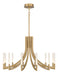 Eurofase Canada - 12 Light Chandelier - Gold- Union Lighting Luminaires Decor