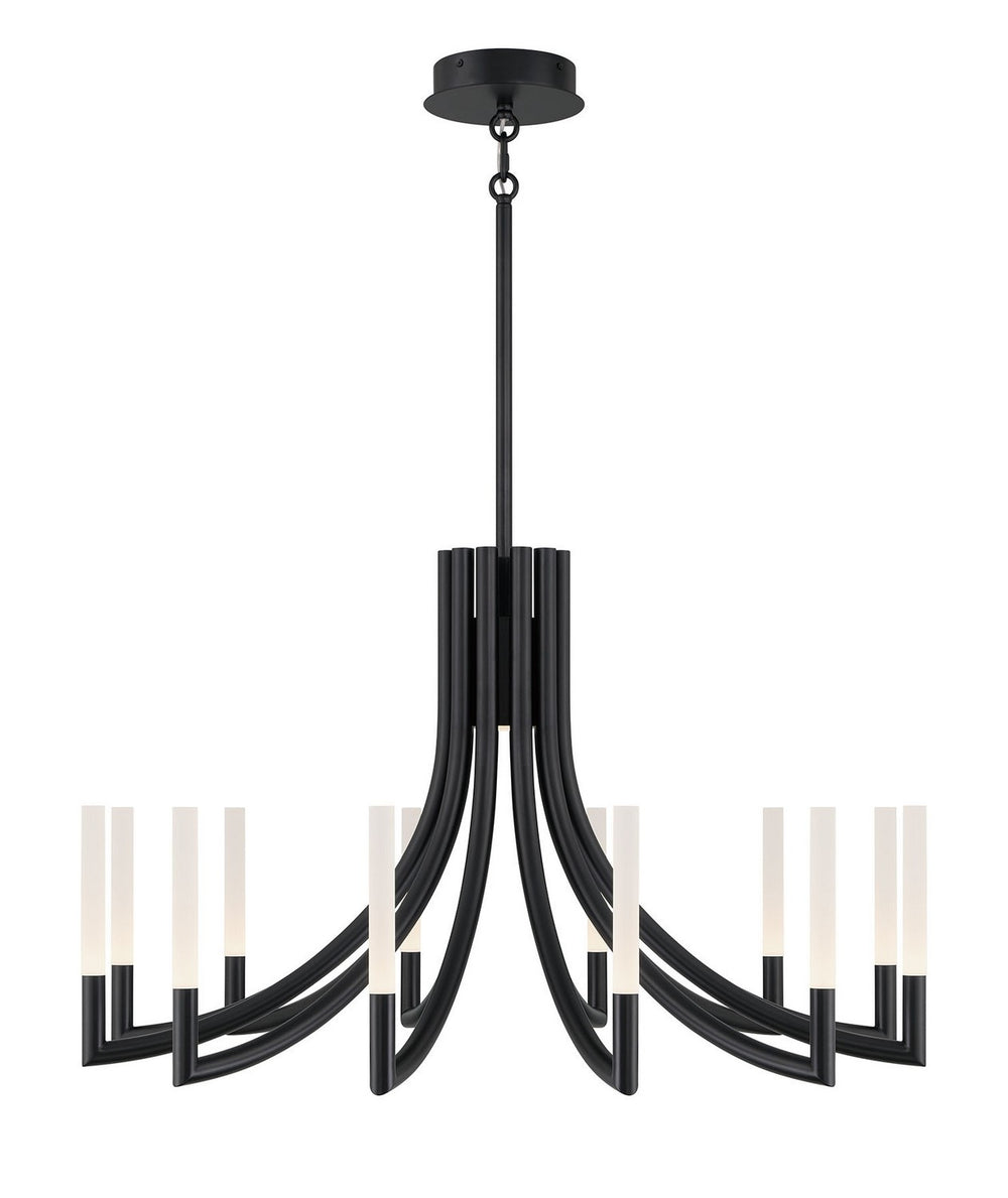 Eurofase Canada - 12 Light Chandelier - Black- Union Lighting Luminaires Decor