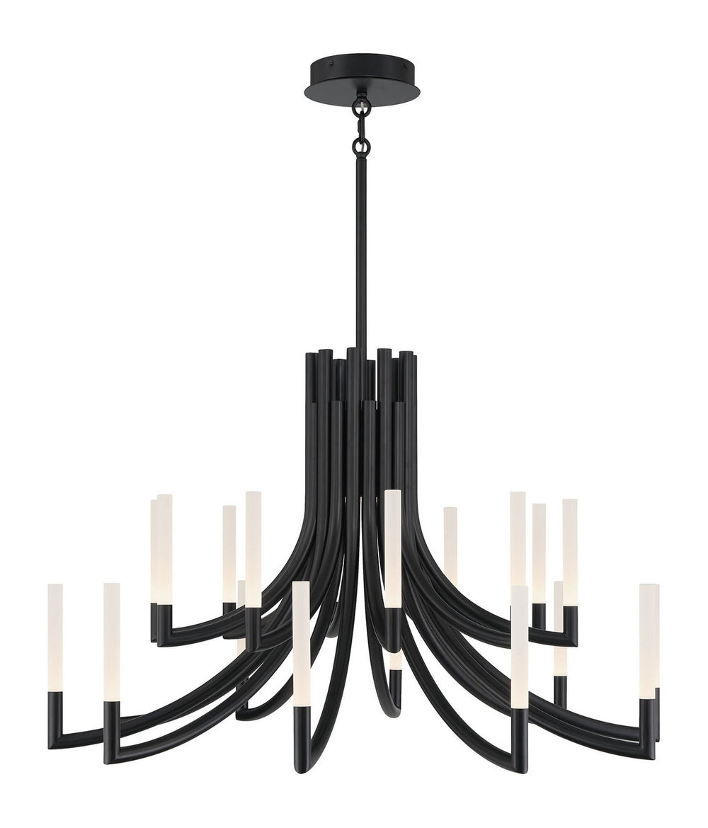 Eurofase Canada - OLETTE-CHD-20LT-42IN-BK-FR - OLETTE - Black- Union Lighting Luminaires Decor