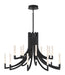 Eurofase Canada - OLETTE-CHD-20LT-42IN-BK-FR - OLETTE - Black- Union Lighting Luminaires Decor