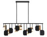 Eurofase Canada - CORNICE-CHD-14LT-60IN-GBM-WH - CORNICE - Gold-Black- Union Lighting Luminaires Decor